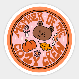 Member of the Cozy Crew Sticker
